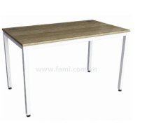 TT1206-MEL18F-AP bàn làm việc chân sắt,mặt gỗ laminate nội thất Fami 