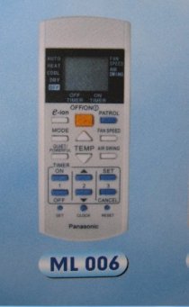 Điều khiển máy lạnh Panasonic ML-006