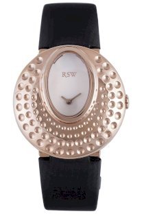 RSW Women's 7130.PP.TS1.Q2.00 Moonflower Rose Gold Pvd Dotted Engraved Satin Watch