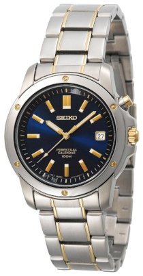 Seiko Men's SNQ010 Perpetual Calendar Watch