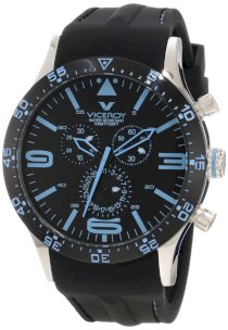 Viceroy Men's 432047-45 Light Blue Black Chronograph Watch