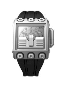 RSW Men's 7120.MS.R1.5.00 Outland Grey IP Stainless Steel Automatic Sub-seconds Rubber Watch