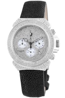Lancaster Women's OLA0426G/NR Pillo Chronograph Diamond Silver Dial Watch