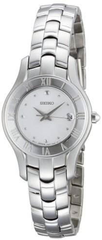 Seiko Women's SXDB71 Silver Tone Silver Dial Dress Watch