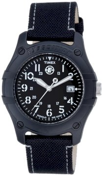 Timex Men's T49689 Analog Camper Canvas Strap Expedition Watch