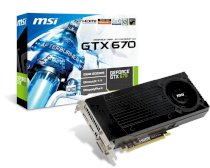 MSI N670GTX-PM2D2GD5/OC (NVIDIA GeForce GTX 670, GDDR5 2GB, 256-bit, PCI-E 3.0)