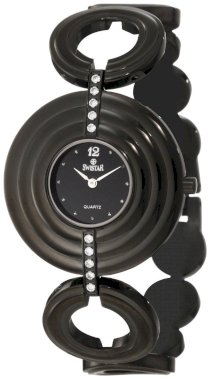 Swistar Women's 208-16L Swiss Quartz Black PVD Plated Stainless Steel Dress Watch