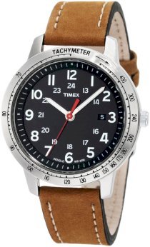 Timex Men's T2N636KW Weekender Sport Brown Nubuck Strap Watch