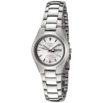 Seiko Women's SYMC21 Seiko 5 Automatic Silver Dial Stainless Steel Watch