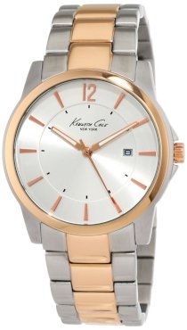 Kenneth Cole New York Men's KC9039 Classic Round Analog Rose Gold Ion-Plating Watch