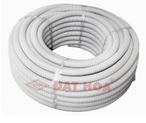 Ống luồn dây điện lượn sóng PVC mỏng màu trắng Đạt Hòa Ø 20mm