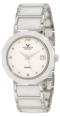 Viceroy Women's 47576-07 White Ceramic Date Watch