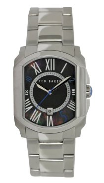 Ted Baker Men's TE3030 Right on Time Custom Case Black Dial Bracelet Watch