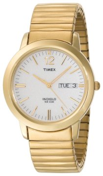 Timex Men's T21942 Classic Dress Expansion Gold-Tone Stainless Steel Bracelet Watch