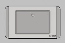 Công tắc đơn 2 chiều có dạ quang SINO S68DGM1