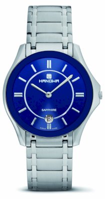 Hanowa Men's 16-5015.6.04.003 Ascot Blue Dial Two-Tone Steel Watch