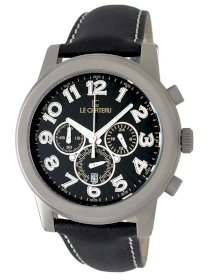 Le Chateau Men's 5433M-BLK Sports Dinamica Collection Titanium Case Watch