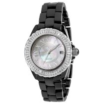  Swiss Legend Women's 20051-WBKWSR Karamica Black High Tech Ceramic Diamond Watch