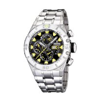  Festina Men's Le Tour De France F16527/2 Silver Stainless-Steel Quartz Watch with Black Dial
