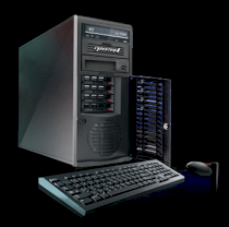 CybertronPC CAD1212A (AMD Opteron 6272 2.10GHz, Ram 8GB, HDD 2TB, VGA Quadro 400 512D3, RAID 1, 733T 500W 4 SAS/SATA Black) 