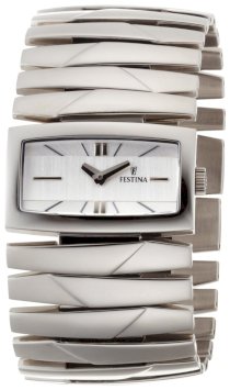  Festina Women's F16334/1 Milano Stainless Steel Safety Clasp Watch