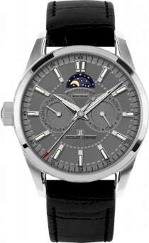 Jacques Lemans Men's 1-1596A Liferpool Moonphase Sport Analog with Moonphase Watch