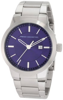  French Connection Men's FC1083SUM Classic Round Stainless Steel Blue Watch