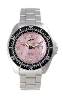 Chris Benz One Man 200m Pink - Black MB Wristwatch for Him Diving Watch