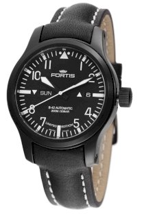 Fortis Men's 655.18.81L.01 B-42 Flieger Automatic Black Dial Watch