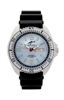 Chris Benz One Man 200m Caribbean - Silver KB Wristwatch for Him Diving Watch