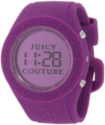 Juicy Couture Women's 1900882 Sport Couture Digital Purple Jelly Strap Watch