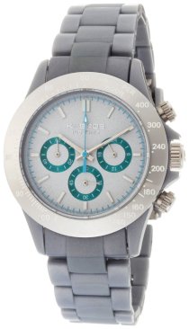 K&Bros Unisex 9542-3 Ice-Time Full Color Grey Chronograph Watch