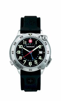 Wenger Men's Swiss Made Swing-out Compass Watch 70372