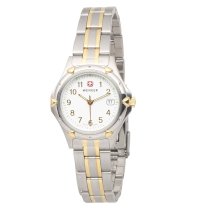 Wenger Women's 70609 Standard Issue White Dial Two-Tone Bracelet Watch