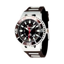 Torgoen Swiss Men's T23302 T23 Brown 20 ATM GMT Dive Watch
