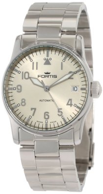 Fortis Women's 621.10.12 M Flieger Automatic Date Stainless Steel Band Watch