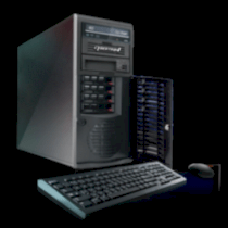 CybertronPC CAD1212A (AMD Opteron 6128 2.0GHz, Ram 4GB, HDD 512GB, VGA Quadro 400 512D3, RAID 1, 733T 500W 4 SAS/SATA Black) 