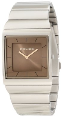 Police Men's PL-12669MS/04MA Skyline-M Brown Dial Steel Bracelet Watch
