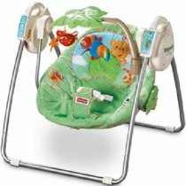 Ghế xoay - xích đu Fisher-Price (R9574) Rainforest Take-Along Swing 