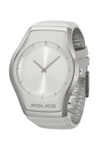 Police Women's PL-12096JS/04 Spere White Dial White Leather Watch