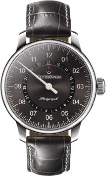 MeisterSinger Perigraph BM1007 Watch with one single hand Classic Design