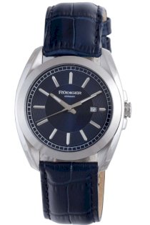Rudiger Men's R1001-04-003L Dresden Blue Leather Blue Dial Date Watch