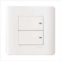 Công tắc Clipsal Zencelo-White color Series 16A/đôi/1 chiều