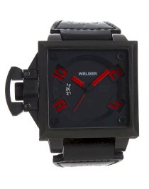 Welder Men's 7103 K28 Chronograph Black Ion-Plated Stainless Steel Round Watch