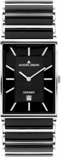 Jacques Lemans Men's 1-1592A York Classic Analog with HighTech Ceramic and Sapphire Glass Coating Watch