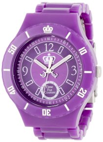 Juicy Couture Women's 1900813 Taylor Purple Plastic Bracelet Watch