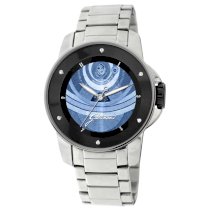 Gattinoni Men's W0195JSSBLU Draco Stainless Steel Blue Planetarium luminous Watch