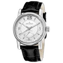 Grovana Men's 1721.1532 Retrograde Day Retrograde Silver Dial Quartz Watch