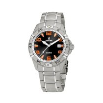  Festina Unisex SPORT F16170/A Silver Stainless-Steel Quartz Watch with Black Dial