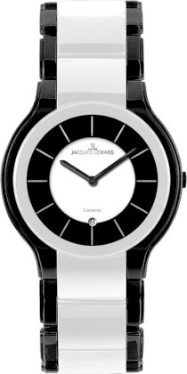 Jacques Lemans Men's 1-1581E Dublin Classic Analog with HighTech Ceramic and Sapphire Glass Watch